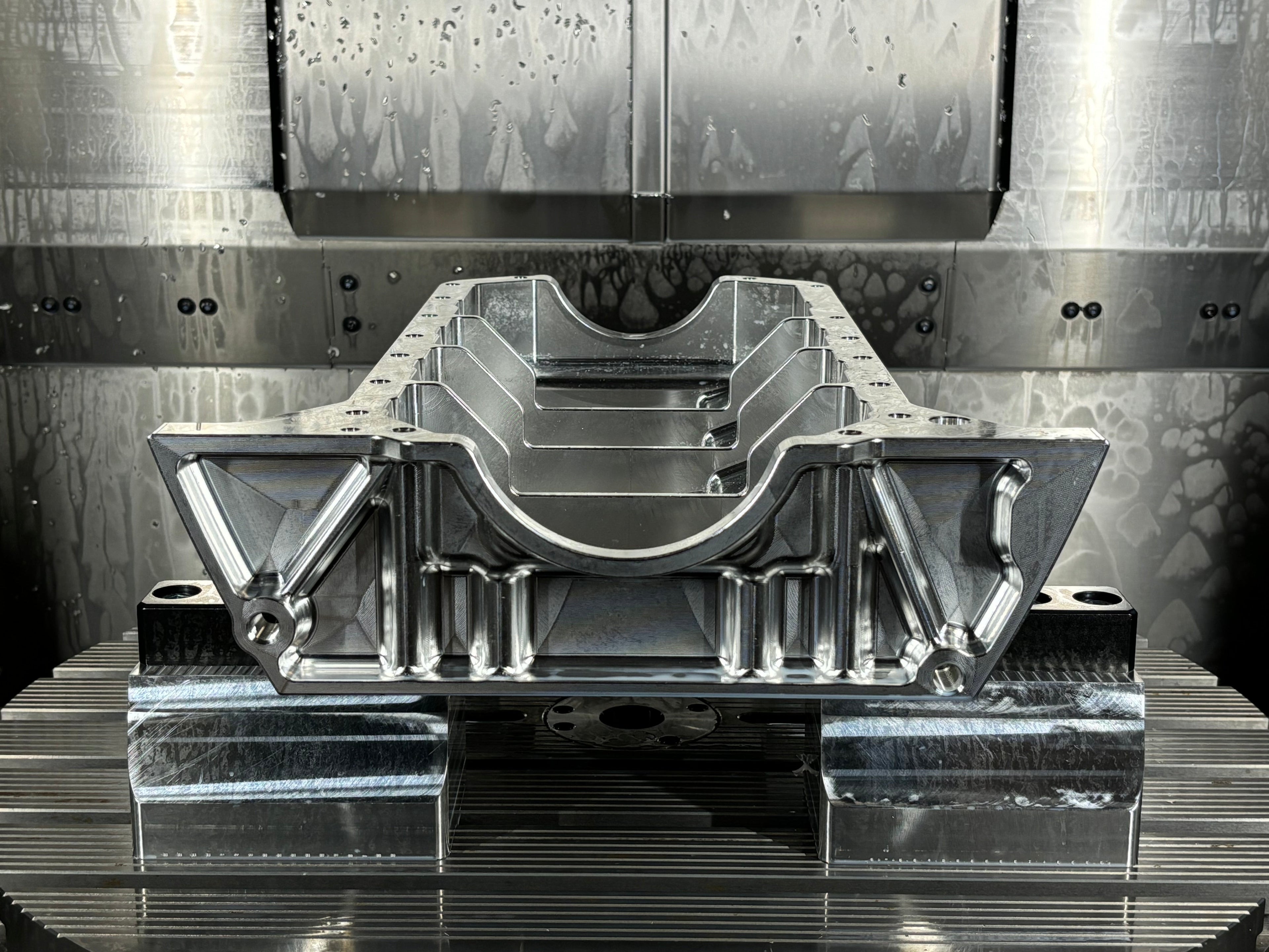 CNC Machined Dry Sump Oil Pan